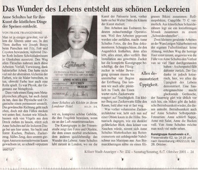 stadtanzeiger k�ln